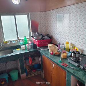 Kitchen Image of 925 Sq.ft 2 BHK Apartment / Flat for sale in Pacific Residency, Kamdahari Kolkata for Rs. 3400000