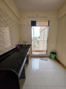 Kitchen Image of 485 Sq.ft 1 BHK Apartment / Flat for rent in Mahape Navi Mumbai for Rs. 9000