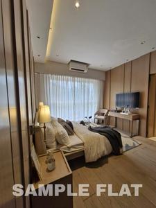 Bedroom Image of 869 Sq.ft 1 BHK Apartment / Flat for sale in Neelam Senroofs Phase IV Building No D1 Wing A Known As Solana, Mulund East Mumbai for Rs. 20700000