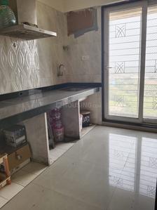 Kitchen Image of 680 Sq.ft 1 BHK Apartment / Flat for sale in Arihant Aarohi, Shilgaon Thane for Rs. 4500000