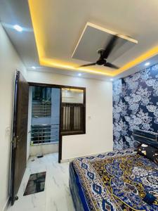 Bedroom Image of 680 Sq.ft 2 BHK Builder Floor for rent in Uttam Nagar New Delhi for Rs. 15000
