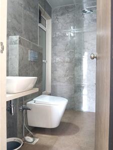 Common Bathroom Image of 1100 Sq.ft 2 BHK Apartment / Flat for rent in Dosti Tulip Dosti West County, Thane West Thane for Rs. 42000
