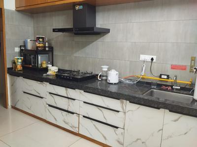 Kitchen Image of 2605 Sq.ft 3 BHK Apartment / Flat for sale in Riviera Springs, Shela Ahmedabad for Rs. 20000000