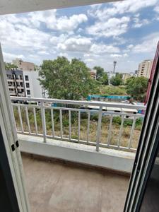 Balcony Image of 787 Sq.ft 2 BHK Apartment / Flat for rent in Kishor Vatika, Warje Pune for Rs. 23000