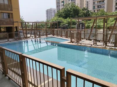 Swimming Pool Image of 839 Sq.ft 2 BHK Apartment / Flat for sale in Gala Marigold, South Bopal Ahmedabad for Rs. 6000000