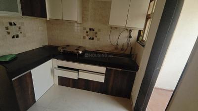 Kitchen Image of 750 Sq.ft 1 BHK Apartment / Flat for sale in Nirman Abhilasha, Lohegaon Pune for Rs. 4200000