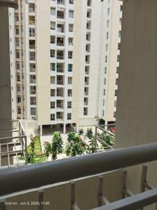 Balcony Image of 823 Sq.ft 2 BHK Apartment / Flat for rent in Eternis, Madhyamgram Kolkata for Rs. 23000