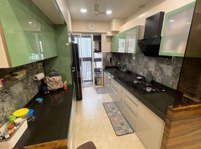 Kitchen Image of 1000 Sq.ft 2 BHK Apartment / Flat for sale in Wadhwa Courtyard, Thane West Thane for Rs. 25000000