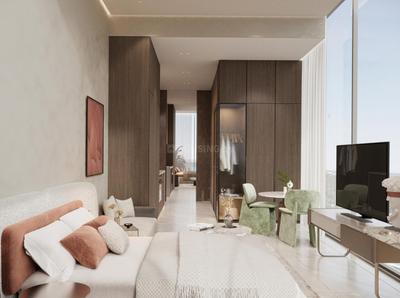 Bedroom Image of 355 Sq.ft 1 RK Apartment / Flat for sale in Dubai South Dubai for Rs. 15144317