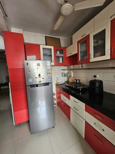 Kitchen Image of 680 Sq.ft 1 BHK Apartment / Flat for rent in Pimple Gurav Pune for Rs. 25000