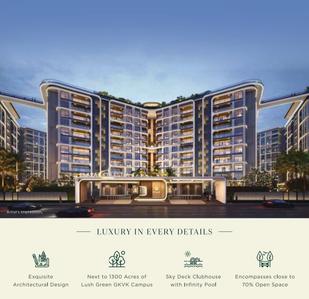 Image of 1160 Sq.ft 3 BHK Apartment / Flat for sale in L And T Olivia At Raintree Boulevard, Sahakara Nagar, Bengaluru for Rs. 26500000