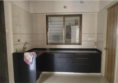 Kitchen Image of 1250 Sq.ft 2 BHK Apartment / Flat for rent in Creative Anand Avenue, Jahangirabad Surat for Rs. 18000