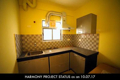 Kitchen Image of 696 Sq.ft 2 BHK Apartment / Flat for sale in Aspirations Harmony, Rajarhat Kolkata for Rs. 4000000