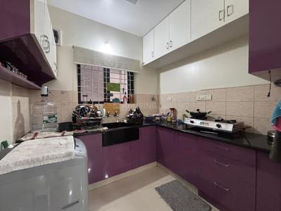 Kitchen Image of 1200 Sq.ft 1 BHK Apartment / Flat for rent in Indira Nagar Bengaluru for Rs. 35000