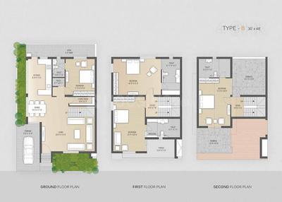 Image of 2200 Sq.ft 4 BHK Duplex for sale in Avadh Kingsbury And Queensbury, Eroo, Navsari for Rs. 8500000
