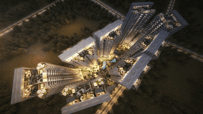 Image of 1040 Sq.ft 3 BHK Apartment / Flat for sale in ACME Ozone, Thane West, Thane for Rs. 19800000