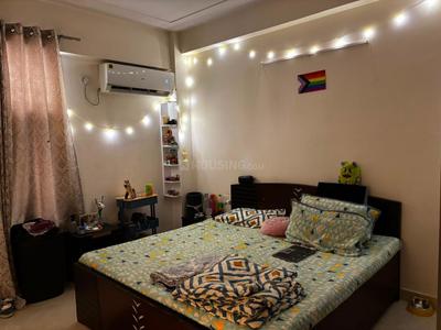 Bedroom Image of 1250 Sq.ft 3 BHK Builder Floor for rent in Sector 14 Gurgaon for Rs. 58000