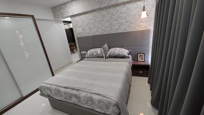 Bedroom Image of 915 Sq.ft 2 BHK Apartment / Flat for sale in Ayodhya Saffron Residency Phase 1, Kurla East Mumbai for Rs. 15300000