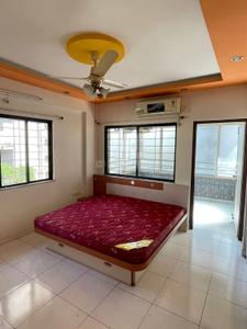 Bedroom Image of 1500 Sq.ft 3 BHK Apartment / Flat for rent in Gagan Vihar, Ganga Dham Pune for Rs. 50000