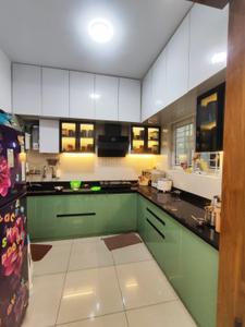 Kitchen Image of 1180 Sq.ft 2 BHK Apartment / Flat for rent in Hasmitha Nandana, Begur Bengaluru for Rs. 32000