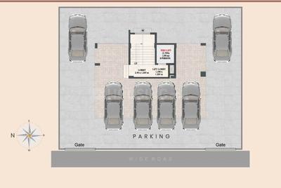 Image of 1600 Sq.ft 3 BHK Apartment / Flat for sale in Manish Nagar, Nagpur for Rs. 7500000