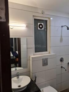 Bathroom Image of 500 Sq.ft 1 RK Builder Floor for rent in Vipul World Plots, Sector 48 Gurgaon for Rs. 19000