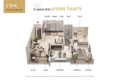 Image of 926 Sq.ft 2 BHK Apartment / Flat for sale in Aditya Vivaaz A3, Ravet, Pune for Rs. 8900000