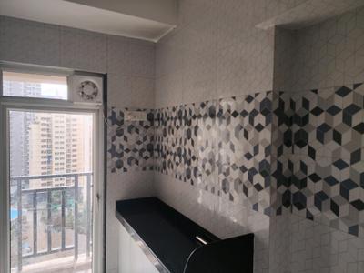 Kitchen Image of 750 Sq.ft 1 BHK Apartment / Flat for rent in Unnati Woods Phase 7, Kasarvadavali Thane for Rs. 17500