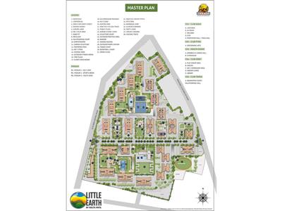Image of 1320 Sq.ft 3 BHK Apartment / Flat for sale in Kolte Patil Little Earth, Kiwale, Pune for Rs. 8900000