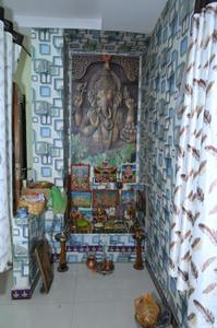Pooja Room Image of 1800 Sq.ft 2 BHK Apartment / Flat for sale in Santhi Nagar Gudivada for Rs. 4800000