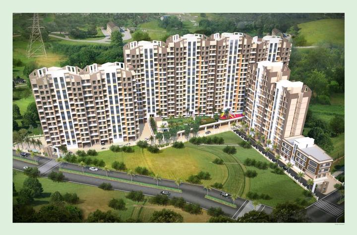 Image of 695 Sq.ft 1 BHK Apartment / Flat for sale in Ashapura Galaxy, Ambivli, Thane for Rs. 2800800