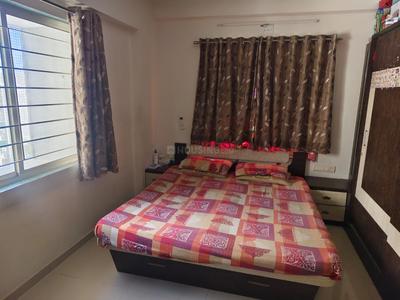 Bedroom Image of 1305 Sq.ft 2 BHK Apartment / Flat for sale in Shaligram Garden Residency I, South Bopal Ahmedabad for Rs. 6800000