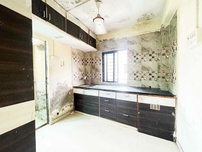 Kitchen Image of 324 Sq.ft 1 BHK Apartment / Flat for sale in Jivrajpark Ahmedabad for Rs. 2100000