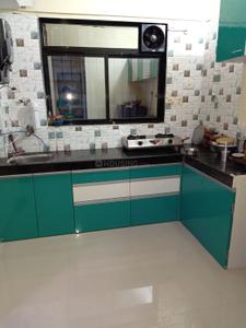 Kitchen Image of 405 Sq.ft 1 RK Apartment / Flat for sale in Qualcon Green Meadows, Shirdhon Navi Mumbai for Rs. 2500000