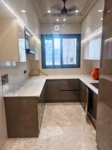 Kitchen Image of 1050 Sq.ft 3 BHK Builder Floor for rent in Sector 5 Rohini New Delhi for Rs. 35000