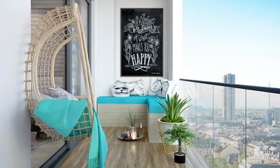 Balcony Image of 1567 Sq.ft 3 BHK Apartment / Flat for sale in DNR Parklink Phase 1, Hennur Bengaluru for Rs. 17800000