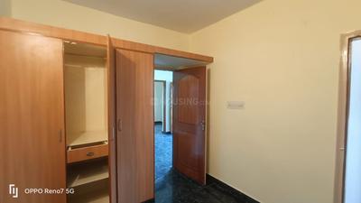 Bedroom Image of 650 Sq.ft 2 BHK Independent House for rent in Nagarbhavi Bengaluru for Rs. 16000