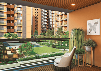 Image of 1026 Sq.ft 3 BHK Apartment / Flat for sale in Arise Vibrant, Chharodi, Ahmedabad for Rs. 9400000