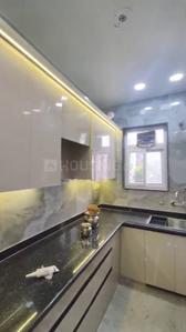 Kitchen Image of 850 Sq.ft 3 BHK Builder Floor for rent in Sector 25 Rohini New Delhi for Rs. 32000