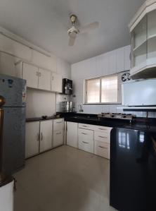 Kitchen Image of 1200 Sq.ft 2 BHK Apartment / Flat for rent in Ganga Dham Pune for Rs. 45000