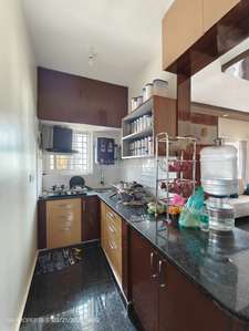 Kitchen Image of 1100 Sq.ft 2 BHK Builder Floor for rent in Kudlu Gate Bangalore for Rs. 40000