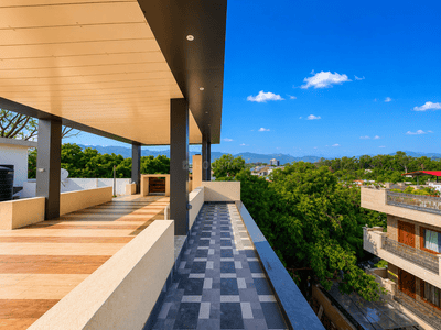 Balcony Image of 2400 Sq.ft 3 BHK Builder Floor for sale in Kaulagarh Dehradun for Rs. 25000000