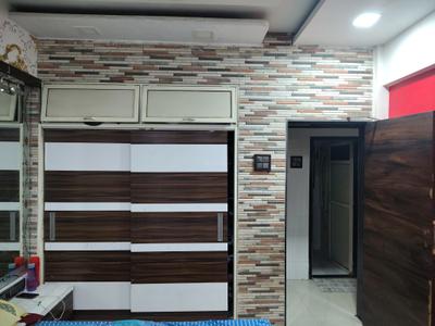 Bedroom Image of 530 Sq.ft 1 BHK Apartment / Flat for rent in Vihang Valley, Kasarvadavali Thane for Rs. 18999