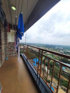 Balcony Image of 1700 Sq.ft 3 BHK Apartment / Flat for sale in Purvi Symphony by Sai Purvi Developers, Gunjur Village Bengaluru for Rs. 21100000