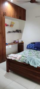 Bedroom Image of 1034 Sq.ft 3 BHK Apartment / Flat for rent in Casagrand Savoye, Karapakkam Chennai for Rs. 40000