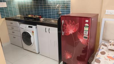 Kitchen Image of 250 Sq.ft 1 RK Apartment / Flat for rent in Puravankara Silversands, Mundhwa Pune for Rs. 22000