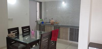 Kitchen Image of 1750 Sq.ft 3 BHK Apartment / Flat for sale in Dharmnandan Dwarkesh Greens, Thaltej Ahmedabad for Rs. 12500000