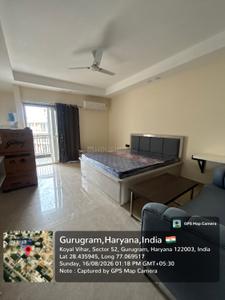 Hall Image of 350 Sq.ft 1 RK Apartment / Flat for rent in Sector 52 Gurgaon for Rs. 28000