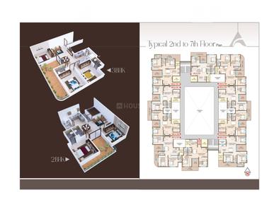 Image of 1500 Sq.ft 3 BHK Apartment / Flat for sale in Manewada, Nagpur for Rs. 5500000