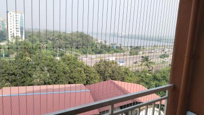 Balcony Image of 710 Sq.ft 1 BHK Apartment / Flat for rent in Suncity Pride, Belapur CBD Navi Mumbai for Rs. 45000